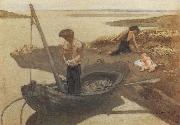 Pierre Puvis de Chavannes The Poor Fisheman oil painting reproduction